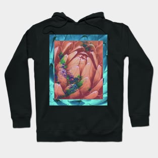 Painted flower Hoodie